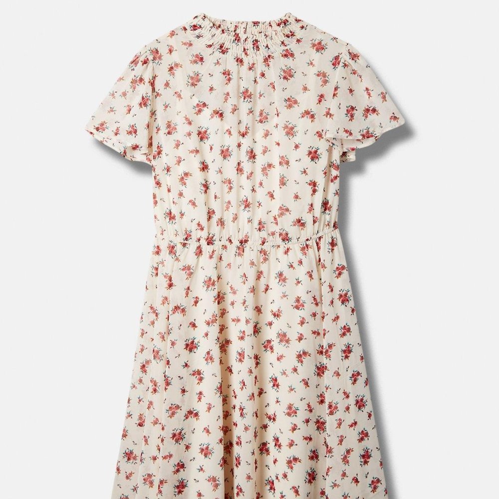 Torrid - Mini Chiffon Smocked Dress